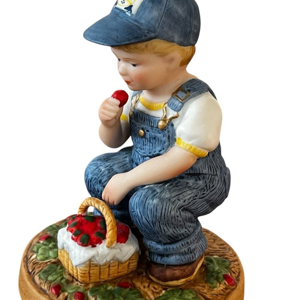COUNTRY STORE, Limited Edition “Little Farmers” Porcelain Figurine